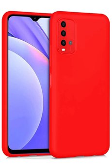 CepteToptan Xiaomi Redmi 9T Kılıf Nano içi Kadife Silikon - Kırmızı - DROPX4598-6212