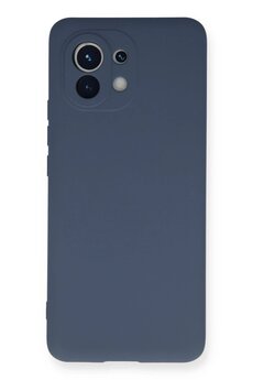 CepteToptan Xiaomi Mi 11 Kılıf Nano içi Kadife Silikon - Gri - DROPX9694-1241