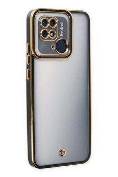 CepteToptan Xiaomi Redmi 10C Kılıf Liva Lens Silikon - Siyah - DROPX9208-2828