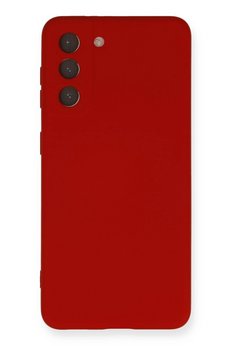 CepteToptan Samsung Galaxy S21 Kılıf Nano içi Kadife Silikon - Kırmızı - DROPX7610-8192