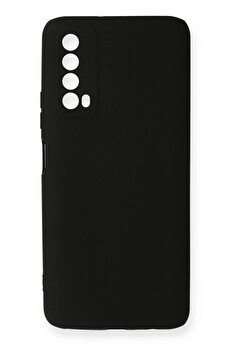 CepteToptan Huawei P Smart 2021 Kılıf First Silikon - Siyah - DROPX2148-8736