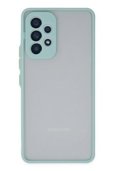 CepteToptan Samsung Galaxy A53 5G Kılıf Montreal Silikon Kapak - Turkuaz - DROPX2444-7708