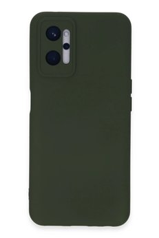 CepteToptan Realme 9i 4G Kılıf Nano içi Kadife Silikon - Koyu Yeşil - DROPX8723-9244