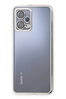 CepteToptan Xiaomi Redmi Note 12 Pro 5G Kılıf Lensli Silikon - Gümüş - vb4459-7472
