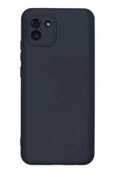 CepteToptan Samsung Galaxy A03 Kılıf Nano içi Kadife Silikon - Lacivert - DROPX1261-2760