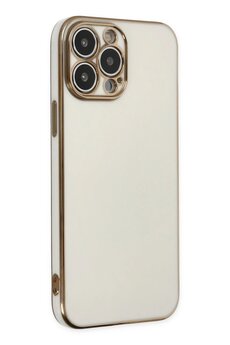 CepteToptan iPhone 14 Pro Max Kılıf Volet Silikon - Beyaz - DROPX5199-9215