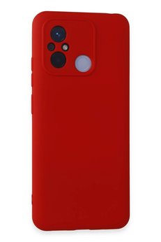 CepteToptan Xiaomi Redmi 12C Kılıf Nano içi Kadife Silikon - Kırmızı - DROPX9918-4233