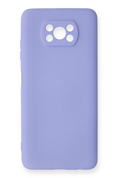 CepteToptan Xiaomi Pocophone X3 Kılıf Nano içi Kadife Silikon - Lila - DROPX3723-2833