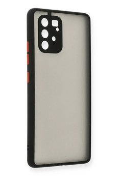 CepteToptan Samsung Galaxy A91 / S10 Lite Kılıf Montreal Silikon Kapak - Siyah - DROPX3469-1496