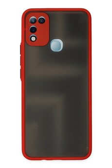 CepteToptan İnfinix Hot 10 Play Kılıf Montreal Silikon Kapak - Kırmızı - DROPX3728-5117