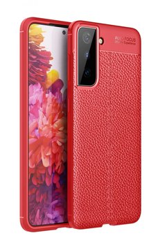 CepteToptan Samsung Galaxy S21 Kılıf Auto Focus Kapak - Kırmızı - DROPX5616-7901