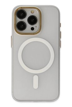CepteToptan iPhone 15 Pro Max Kılıf Lodos Magneticsafe Mat Kapak - Şeffaf - DROPX8739-8791