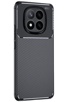 CepteToptan Xiaomi Redmi Note 14 Pro 5G Kılıf Auto Focus Karbon Kapak - Siyah - DROPX8360-3769