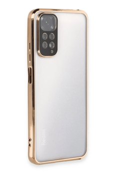 CepteToptan Xiaomi Redmi Note 11 Kılıf Lensli Silikon - Gold - DROPX1834-5056