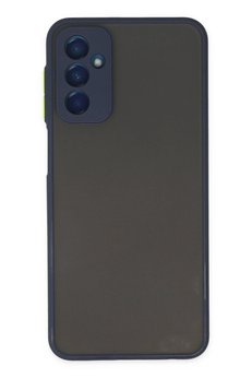 CepteToptan Samsung Galaxy M13 Kılıf Montreal Silikon Kapak - Lacivert - DROPX4056-1194