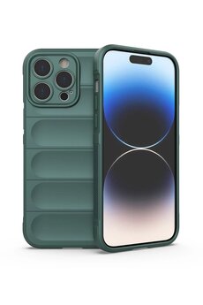 CepteToptan iPhone 14 Pro Kılıf Optimum Silikon - Koyu Yeşil - DROPX4339-5490