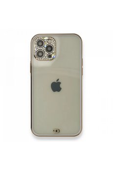 CepteToptan iPhone 12 Pro Kılıf Liva Taşlı Silikon - Mor - DROPX4258-1673