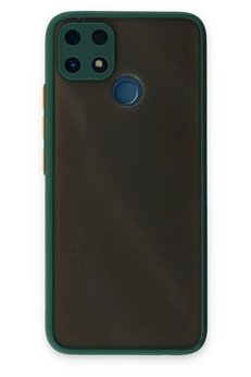 CepteToptan Realme C25 Kılıf Montreal Silikon Kapak - Yeşil - DROPX2652-3475