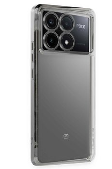 CepteToptan Xiaomi Poco X6 Pro Kılıf Lensli Silikon - Gümüş - DROPX1975-5907