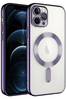 CepteToptan iPhone 14 Pro Max Kılıf Kross Magneticsafe Kapak - Mor - DROPX9305-6677