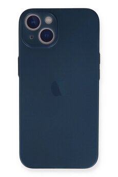 CepteToptan iPhone 14 Plus Kılıf PP Ultra İnce Kapak - Mavi - DROPX1483-2925