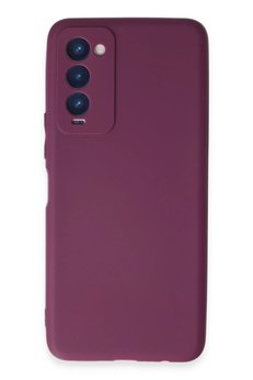 CepteToptan Tecno Camon 18 Kılıf First Silikon - Mor - DROPX8533-2239