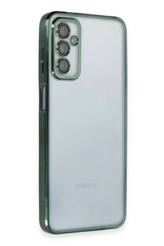 CepteToptan Samsung Galaxy M23 Kılıf Lensli Silikon - Yeşil - DROPX2055-8555