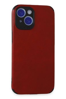CepteToptan iPhone 15 Kılıf Loop Deri Silikon - Kırmızı - DROPX3643-2253