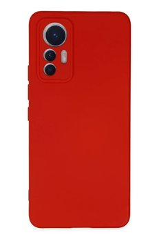 CepteToptan Xiaomi Mi 12 Lite Kılıf Nano içi Kadife Silikon - Kırmızı - DROPX7536-1974