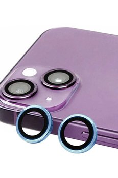 CepteToptan iPhone 14 Raze Metal Kamera Lens - Mavi - DROPX4267-7130