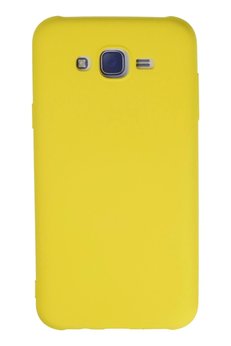 CepteToptan Samsung Galaxy J7 Kılıf Nano içi Kadife Silikon - Sarı - DROPX6932-1676