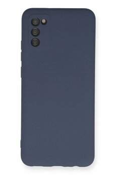 CepteToptan Samsung Galaxy A03S Kılıf Nano içi Kadife Silikon - Gri - DROPX8179-3800