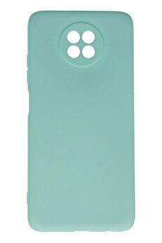 CepteToptan Xiaomi Redmi Note 9 5G Kılıf Nano içi Kadife Silikon - Turkuaz - DROPX3651-2166