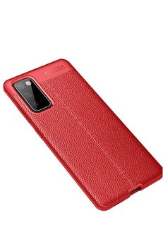 CepteToptan Samsung Galaxy S20 FE Kılıf Auto Focus Kapak - Kırmızı - DROPX4762-4335