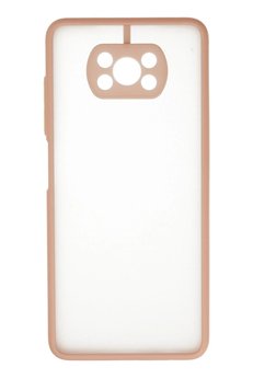 CepteToptan Xiaomi Pocophone X3 Kılıf Montreal Silikon Kapak - Pembe - DROPX9854-2763