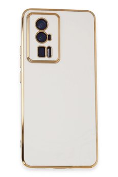 CepteToptan Xiaomi Poco F5 Pro Kılıf Volet Silikon - Beyaz - DROPX4723-3614