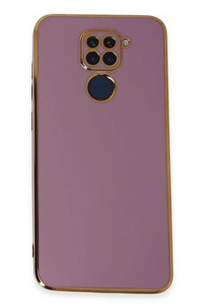 CepteToptan Xiaomi Redmi Note 9 Kılıf Volet Silikon - Mor - DROPX9205-9704