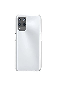 CepteToptan Oppo A54 4G Kılıf Deluxe 2mm Şeffaf Silikon - Şeffaf - DROPX2214-6142