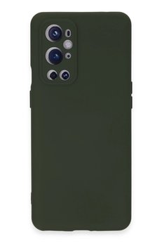 CepteToptan One Plus 9 Pro Kılıf Nano içi Kadife Silikon - Koyu Yeşil - DROPX5563-1164