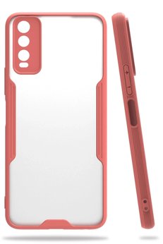 CepteToptan Vivo Y11S Kılıf Platin Silikon - Pembe - DROPX7256-5553