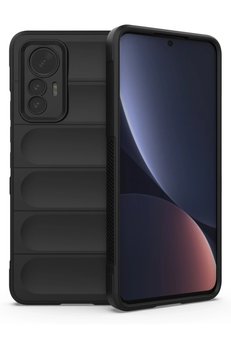 CepteToptan Xiaomi Mi 12 Lite Kılıf Optimum Silikon - Siyah - DROPX7774-2806