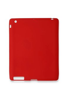 CepteToptan iPad 4 9.7 Kılıf Evo Tablet Silikon - Kırmızı - DROPX3697-2414
