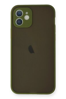 CepteToptan iPhone 12 Mini Kılıf Montreal Silikon Kapak - Açık Yeşil - DROPX6582-1647