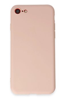 CepteToptan iPhone 7 Kılıf First Silikon - Pudra - DROPX2144-3775