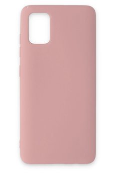 CepteToptan Samsung Galaxy A51 Kılıf Nano içi Kadife Silikon - Pudra - DROPX2314-7272