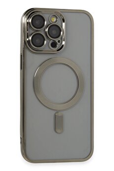 CepteToptan iPhone 14 Pro Max Kılıf Kross Magneticsafe Kapak - Titan Gri - DROPX4747-5195