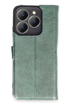 CepteToptan Realme C63 Kılıf Trend S Plus Kapaklı Kılıf - Yeşil - DROPX5610-1102