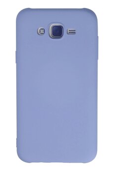 CepteToptan Samsung Galaxy J7 Kılıf Nano içi Kadife Silikon - Lila - BRH024864-7826