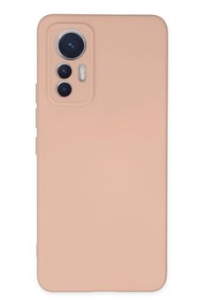 CepteToptan Xiaomi Mi 12 Lite Kılıf Nano içi Kadife Silikon - Pudra - DROPX6252-4444