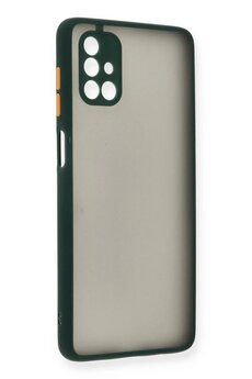 CepteToptan Samsung Galaxy M51 Kılıf Montreal Silikon Kapak - Yeşil - DROPX2546-5165